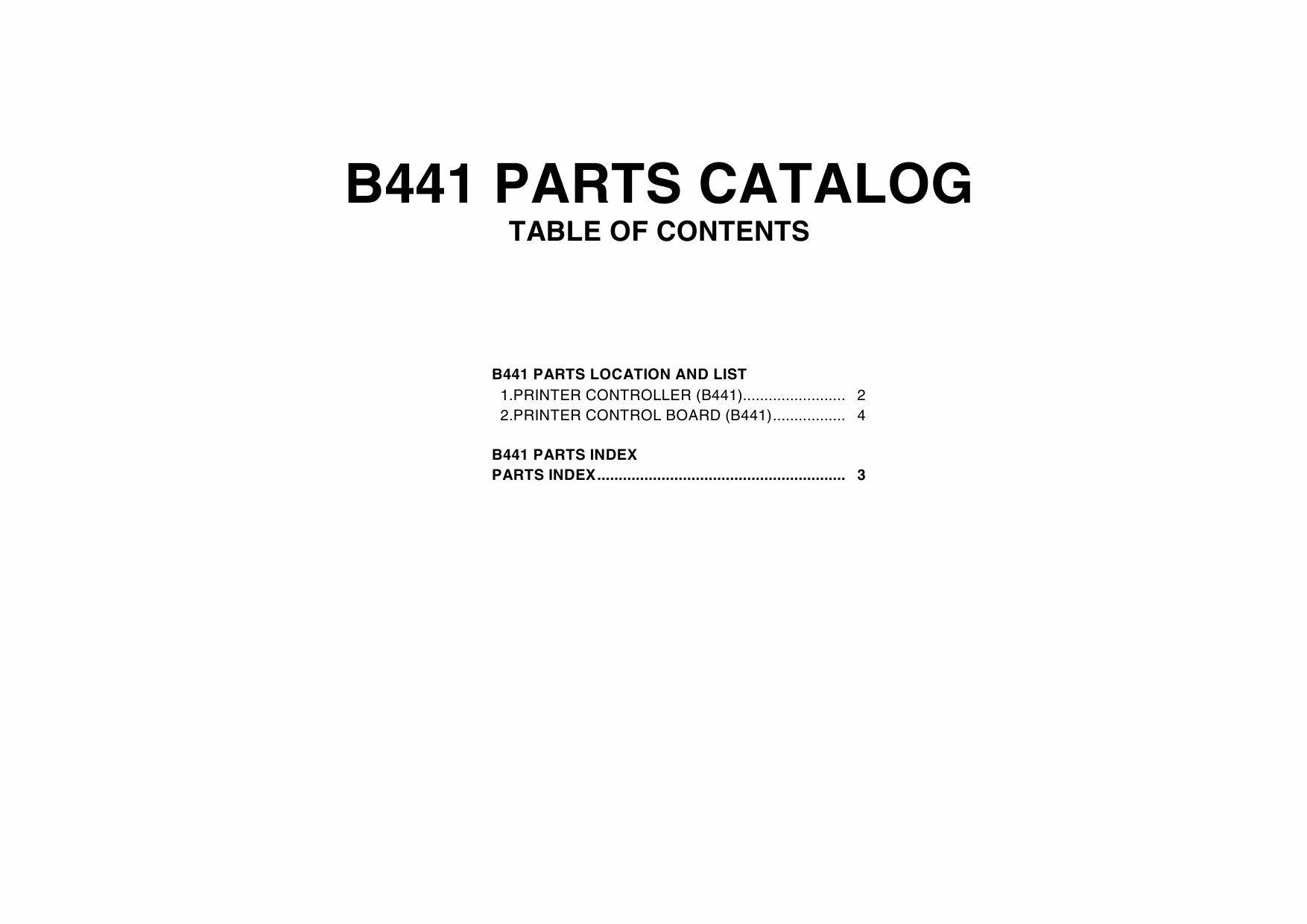 RICOH Options B441 500-SHEET-FINISHER Parts Catalog PDF download-4